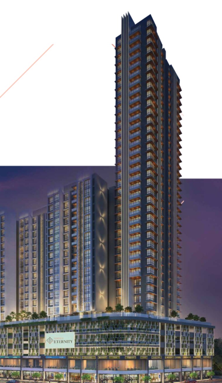 Exterior View, shreeji-eternity 3 Bedroom 1205 Sq.Ft. Apartment In Malad West Mumbai 9013148