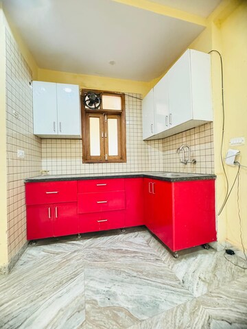 Kitchen in 1 BHK Builder Floor at Risland Sky Mansion, Chattarpur – for Rent