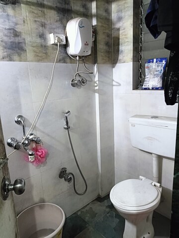 Bathroom in 1 BHK Apartment at Hill Crest Manpada, Manpada – for Rent