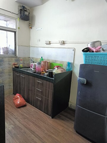 Kitchen in 1 BHK Apartment at Hill Crest Manpada, Manpada – for Rent