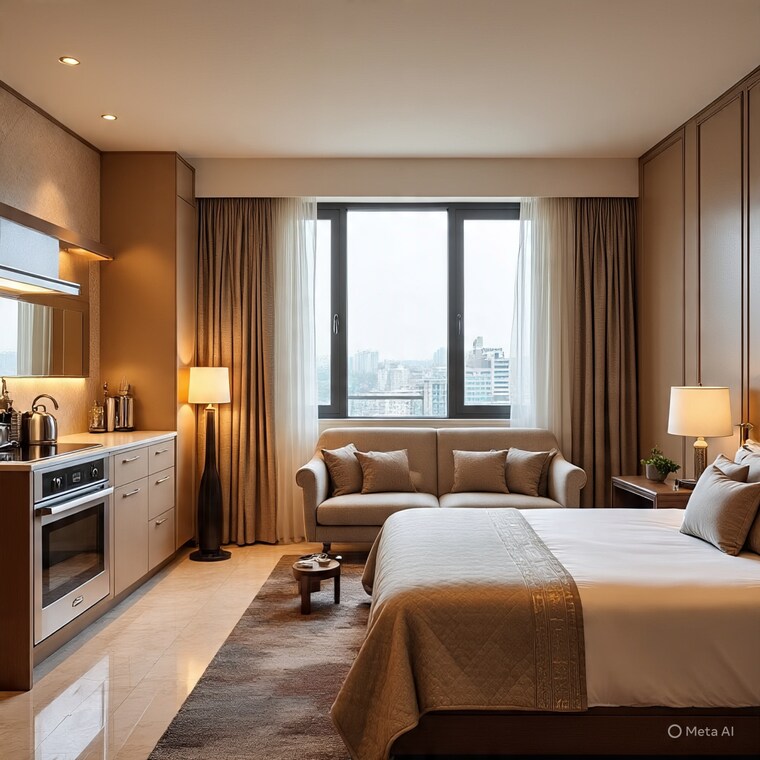 Bedroom, integrated-ramicon 2 Bedroom 575 Sq.Ft. Apartment In Goregaon West Mumbai 9013177