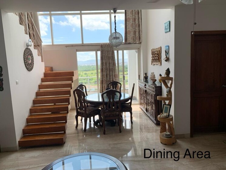 Dining area, marvel-enigma 3.5 Bedroom 1750 Sq.Ft. Penthouse In Kharadi Pune 9013331