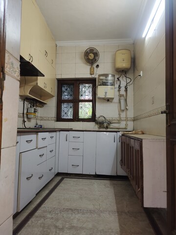 Kitchen in 3 BHK Builder Floor at East Of Kailash – for Rent