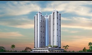 2 BHK Apartment – Exterior View View at Rajesh Raj Infinia, Malad West - for Sale