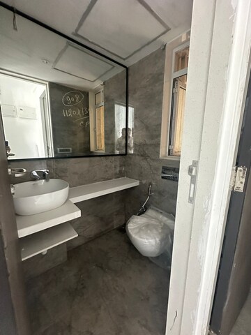 Bathroom in 1 BHK Apartment at Nahar Amaryllis Towers and Plaza, Chandivali – for Rent