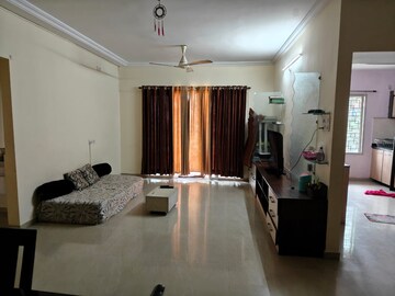 Living Room in 3 BHK Apartment at Naiknavare Mystique Moods, Viman Nagar – for Rent