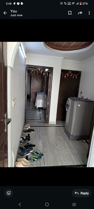 Bathroom in 1.5 BHK Builder Floor at East Of Kailash – for Rent