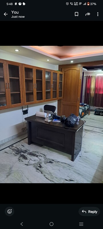 Living Room in 1.5 BHK Builder Floor at East Of Kailash – for Rent