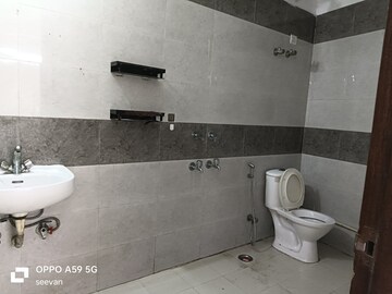 Bathroom in 3 BHK Builder Floor at Chattarpur – for Rent