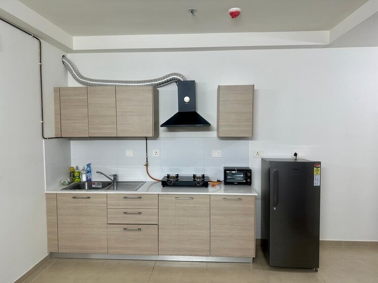 Kitchen, bhartiya-city 1 RK 510 Sq.Ft. Apartment In Thanisandra Main Road Bangalore 9013564