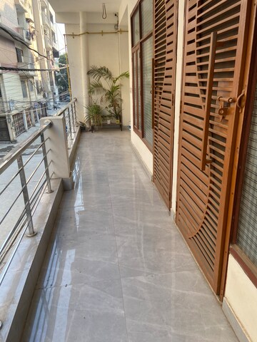 Balcony in 3 BHK Builder Floor at Chattarpur – for Rent