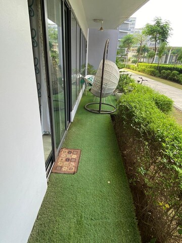Balcony in 2.5 BHK Builder Floor at Auram Floor, South City 2 – for Rent