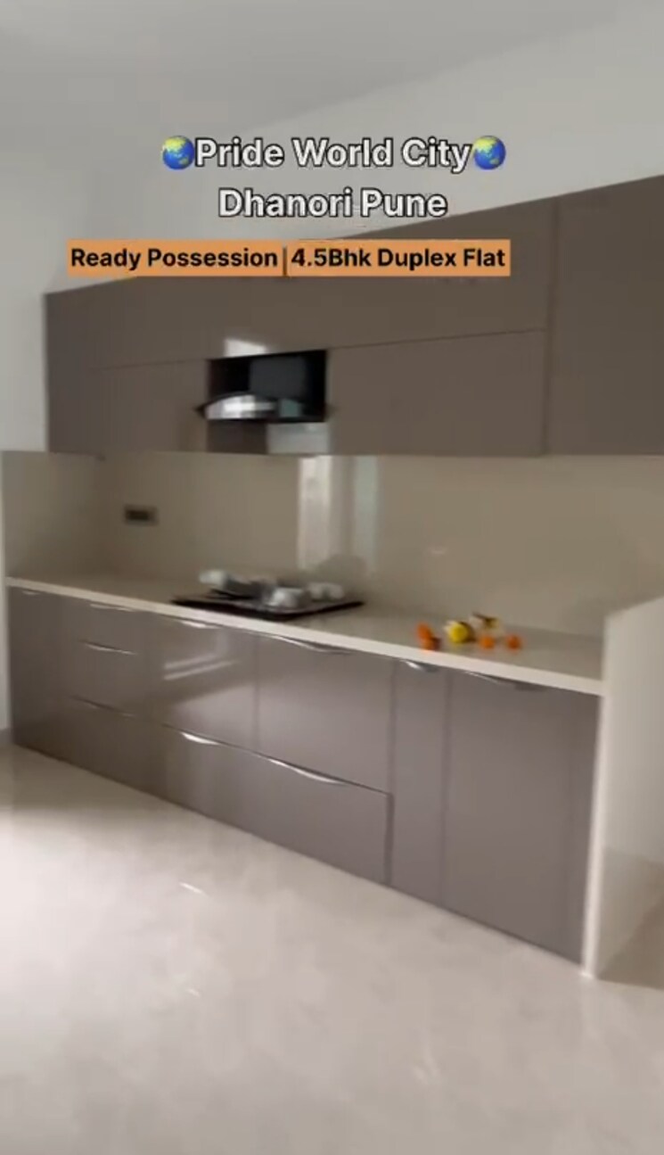 Kitchen, pride-atlantic 5 Bedroom 2200 Sq.Ft. Apartment In Charholi Budruk Pune 9013739