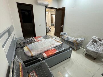 Living Room in 3.5 BHK Builder Floor at Vipul Square, Sushant Lok I – for Rent