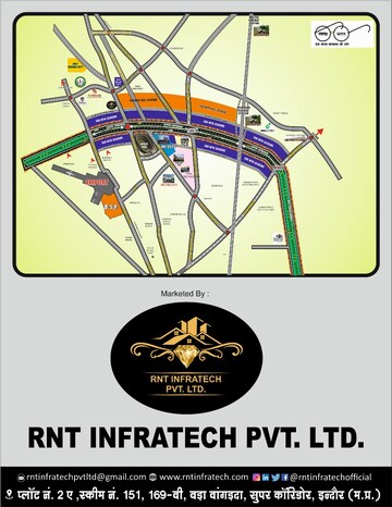  Plot – Map Location View at Super Corridor - for Sale