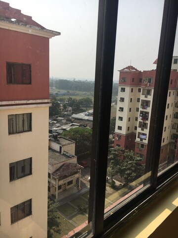 Balcony in 2 BHK Apartment at Greenfield Heights, New Town – for Rent