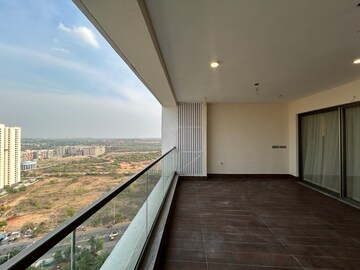 Balcony in 4 BHK Apartment at Sri Fortune Sonthalia Sky Villas, Kokapet – for Rent