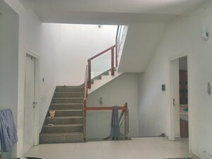 Staircase in 4 BHK Villa at Babukhan Lakefront, Kokapet – for Rent