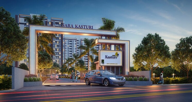 Exterior View, sara-kasturi 1 Bedroom 317 Sq.Ft. Apartment In Chakan Pune 9014160