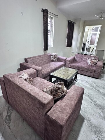 Living Room in 1 BHK Apartment at Habitech Greens, Tech Zone 4 Greater Noida – for Rent