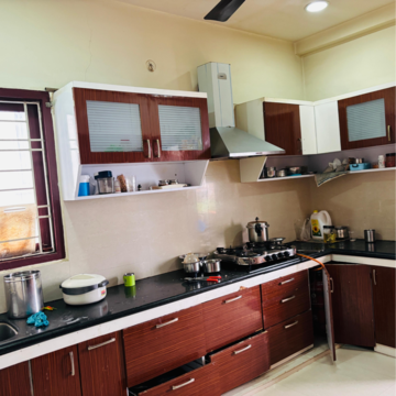 Kitchen in 3 BHK Builder Floor at Kondapur – for Rent