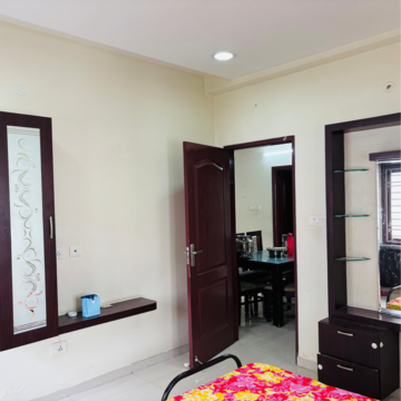 Bedroom in 3 BHK Builder Floor at Kondapur – for Rent