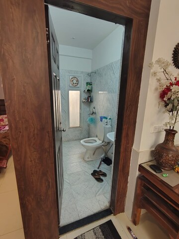 Bathroom in 2 BHK Apartment at Prateek Grand City, Siddharth Vihar – for Rent