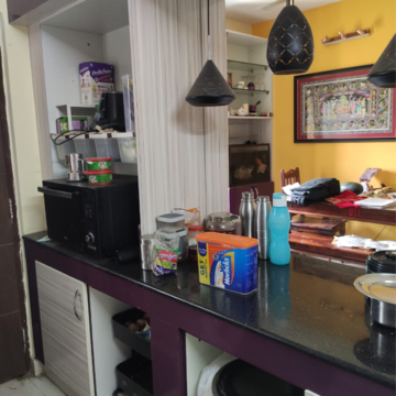 Kitchen in 3 BHK Builder Floor at Kondapur – for Rent