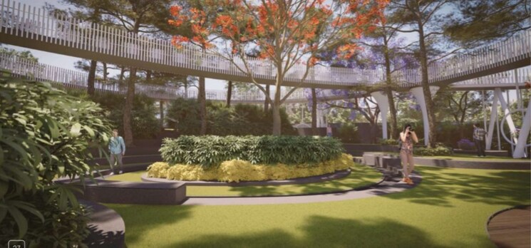 Garden, anvita-high-9 2 Bedroom 1356 Sq.Ft. Apartment In Kollur Hyderabad 9014244