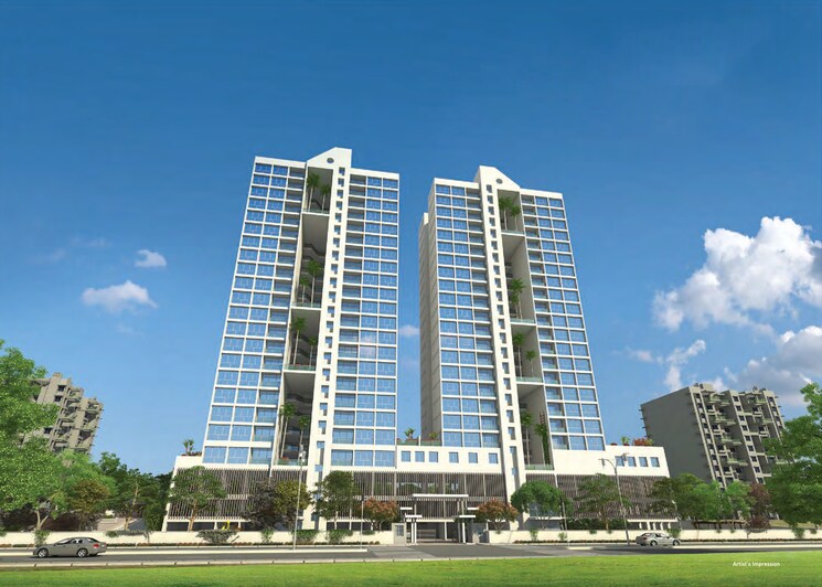 Exterior View, vascon-forest-edge 2 Bedroom 790 Sq.Ft. Apartment In Kharadi Pune 9014277