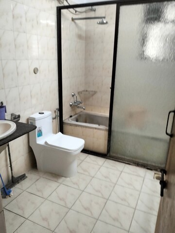 Bathroom in 2 BHK Apartment at Raheja Vistas Phase II, Mohammadwadi – for Rent