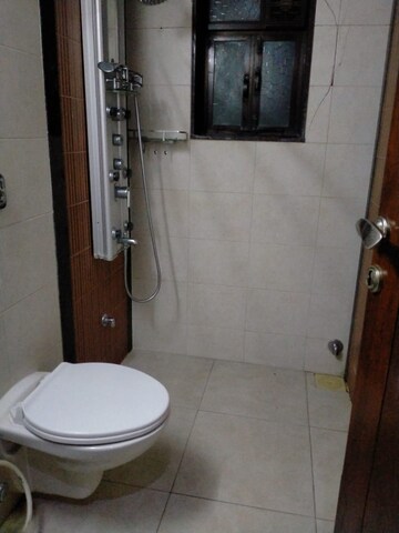 Bathroom in 3 BHK Apartment at Shalimar CHS Bandra, Bandra West – for Rent