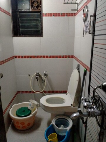 Bathroom in 3 BHK Apartment at Shalimar CHS Bandra, Bandra West – for Rent