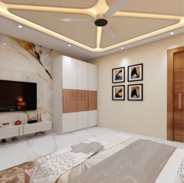 Bedroom in 3 BHK Builder Floor at Landcraft Golflink Villas, Pandav Nagar – for Sale