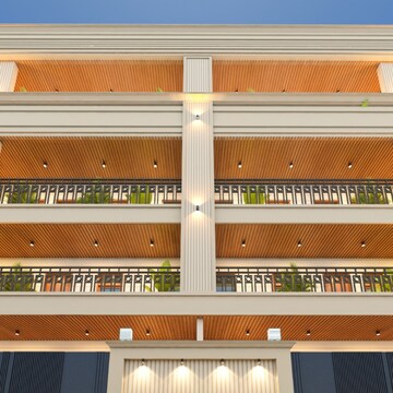 3 BHK Builder Floor – Exterior View View at Landcraft Golflink Villas, Pandav Nagar - for Sale