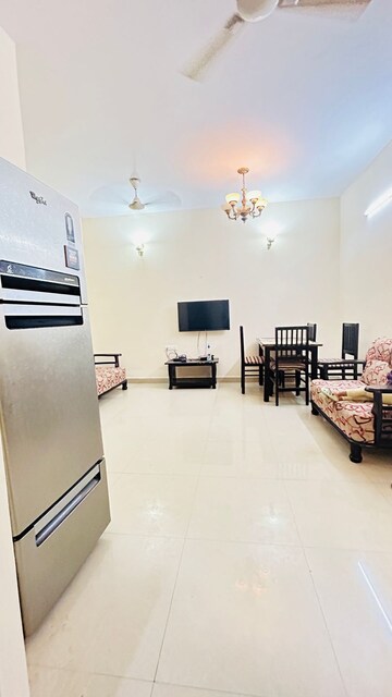 Living Room in 2 BHK Builder Floor at Rt Nagar – for Rent