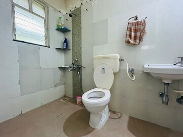 Bathroom in 2.5 BHK Apartment at Mahesh Galaxy, Sinhagad Road – for Rent