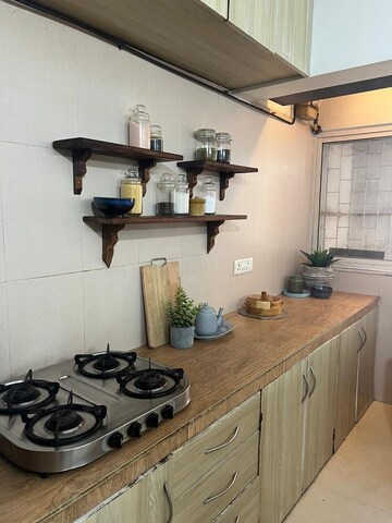 Kitchen in 2 BHK Apartment at Azad Nagar Sangam CHS, Andheri West – for Rent