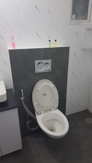 Bathroom in 3 BHK Apartment at Sushma Elite Cross, Dhakoli – for Sale