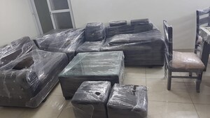 Living Room in 3 BHK Apartment at Sushma Elite Cross, Dhakoli – for Sale