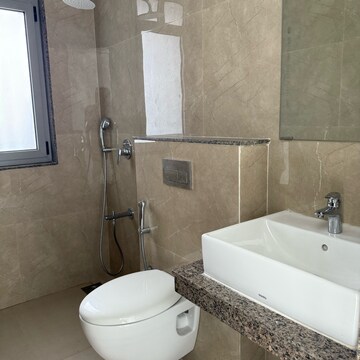 Bathroom in 3 BHK Apartment at Sunteck City Avenue 4, Somani Gram – for Rent