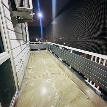 Balcony in 2 BHK Apartment at Vaishali Nagar – for Rent