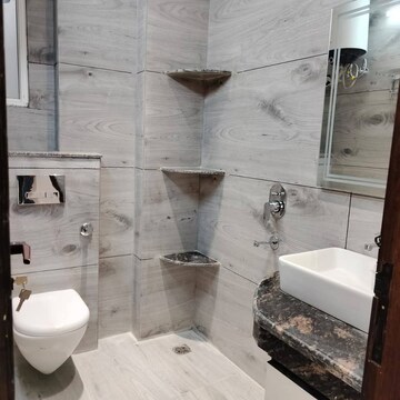 Bathroom in 3 BHK Builder Floor at Saket – for Rent