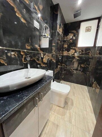 Bathroom in 3 BHK Builder Floor at Saket – for Rent