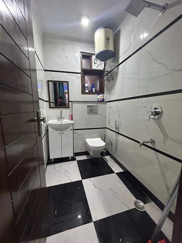 Bathroom in 3 BHK Builder Floor at Saket – for Rent