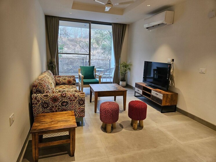 Living Room, ambience-mall Studio 441 Sq.Ft. Apartment In Sector 24 Gurgaon 9014803