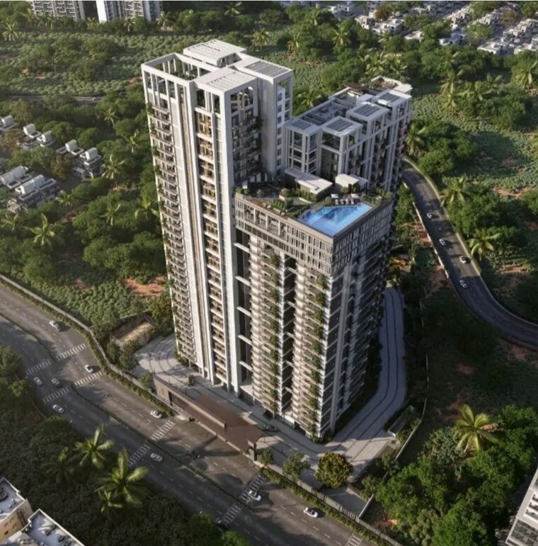 Exterior View, vian-mrida 3 Bedroom 1950 Sq.Ft. Apartment In Kollur Hyderabad 9014822