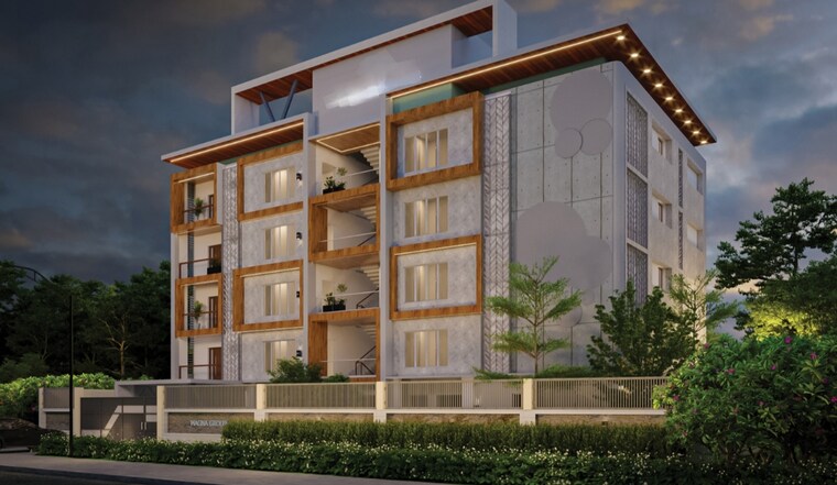 Exterior View, banjara hills 3 Bedroom 2050 Sq.Ft. Apartment In Banjara Hills Hyderabad 9014861