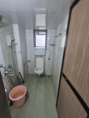 Bathroom in 1 BHK Apartment at Kopar Khairane – for Rent