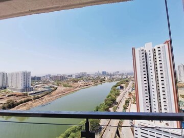 Balcony in 1 BHK Apartment at Duville Riverdale Suites, Kharadi – for Rent